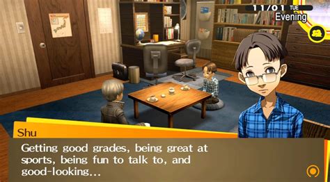 shu social link|Persona 4 Golden